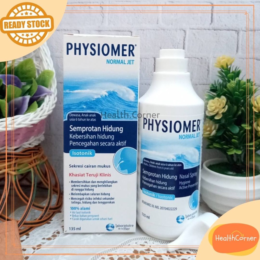 PHYSIOMER Baby - Adult (HIPERTONIK / ISOTONIK) Nasal Spray Semprotan Hidung Tersumbat Hygiene Blocked Nose