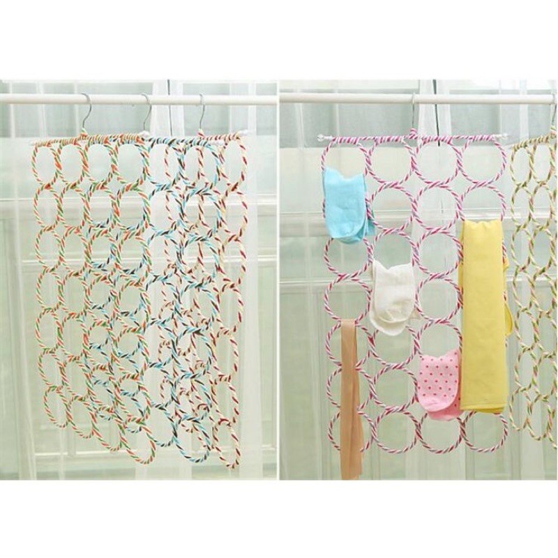 Syal Hanger / Jilbab Hanger Organizer 28 Slots