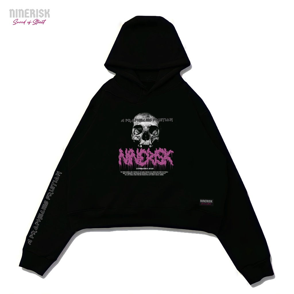 Hoodie Crop Unfinished cowok Ninerisk Sweater Hoodie Crop Terbaru Jaket Hoodie Pria