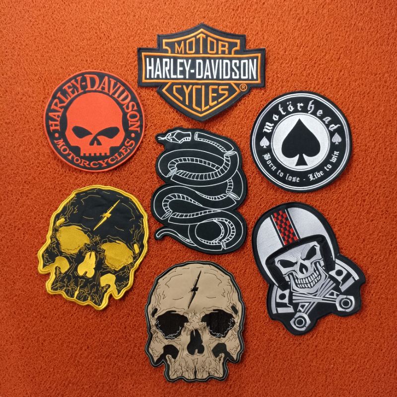 GROSIR BACKPATCH BORDIR EMBLEM UKURAN BESAR UNTUK DI BELAKANG JAKET