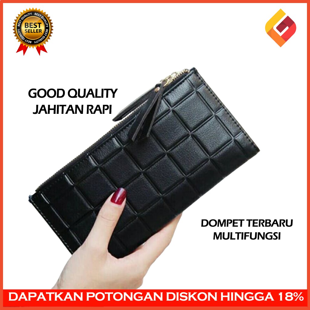 A1 Promo Dompet Wanita Lucu Elegan Bahan Taiga Ukuran  
