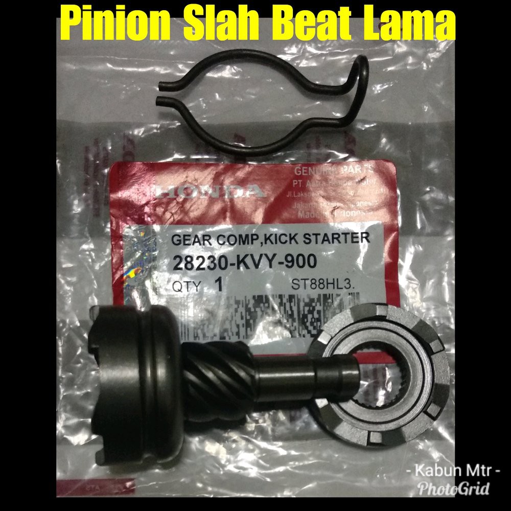 Lihat Detal Pinion Selah Gigi Lawan Kick Stater Beat Lama e disigrosir