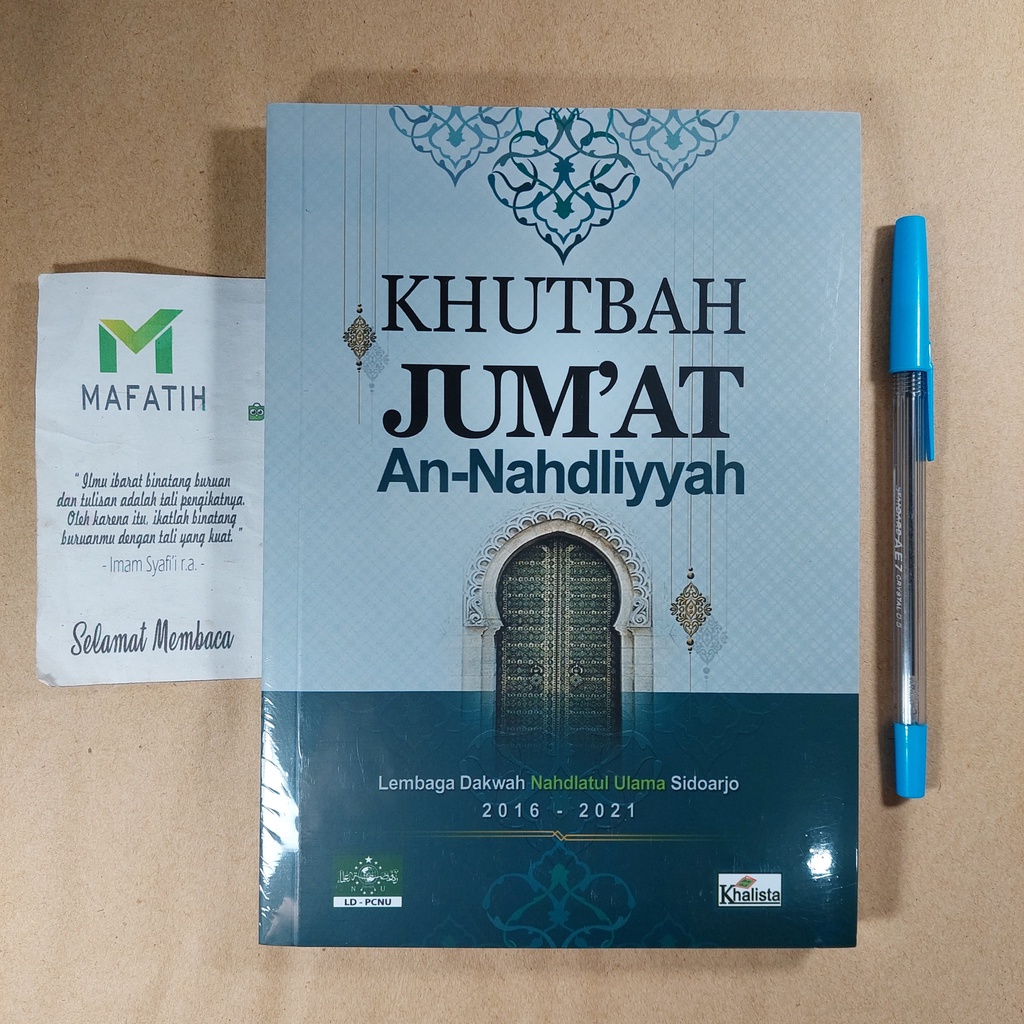 Buku KHUTBAH JUM'AT AN-NAHDLIYYAH LD-PCNU - Khalista - khotbah Jumat Lembaga Dakwah PC NU Nahdlatul 