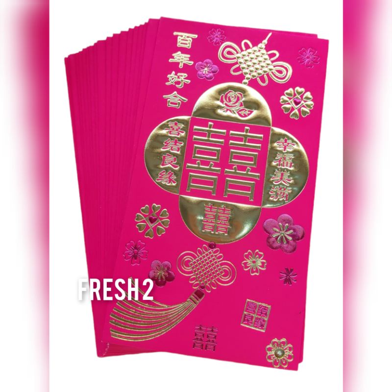 

angpao wedding 20 lembar premium panjang kertas tebal /angpao sangjit /