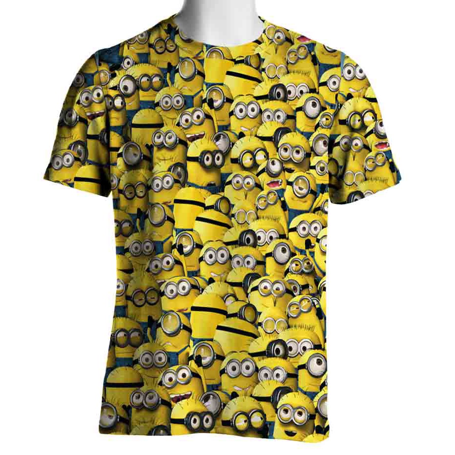 Kaos Minion Fullprint Shopee Indonesia