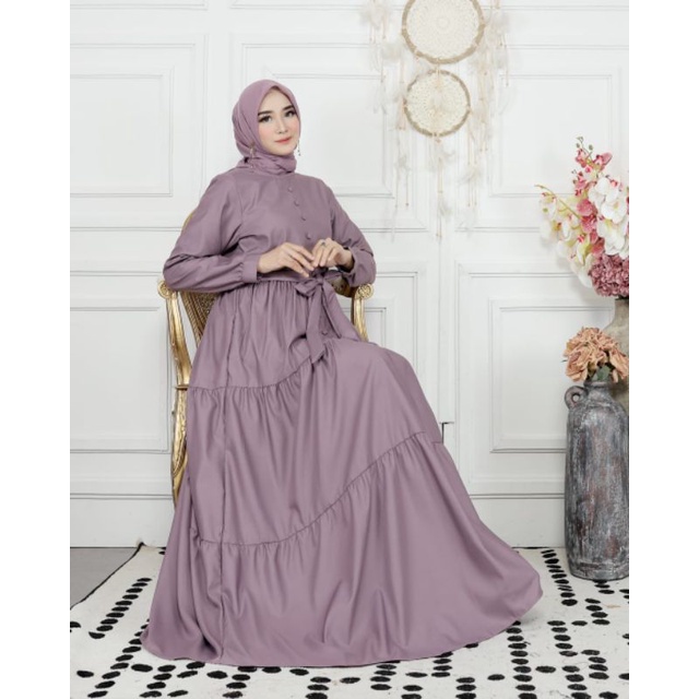 WILI MUSLIM / GAMIS MADINA SHOFFA PREMIUM TERBARU 2022 / FASHION MUSLIM / PAKAIAN MUSLIM WANITA / GA