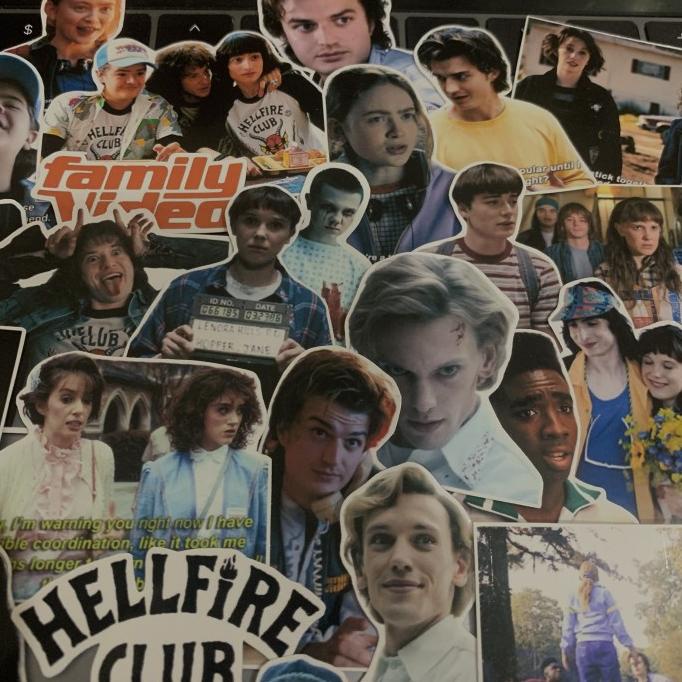 

(BISA COD) stranger things stickers (tv show) TERMURAH Kode 804