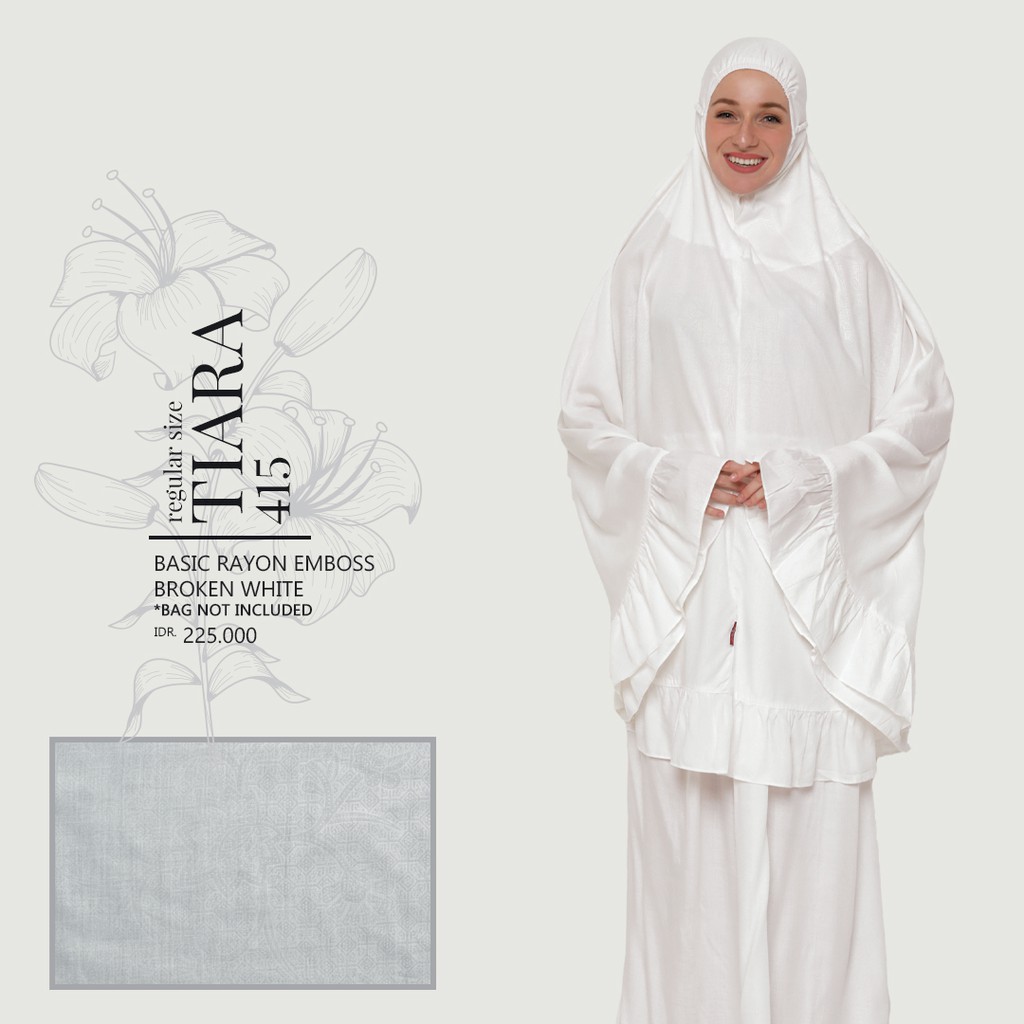 Tatuis Mukena Tiara 415 Broken White