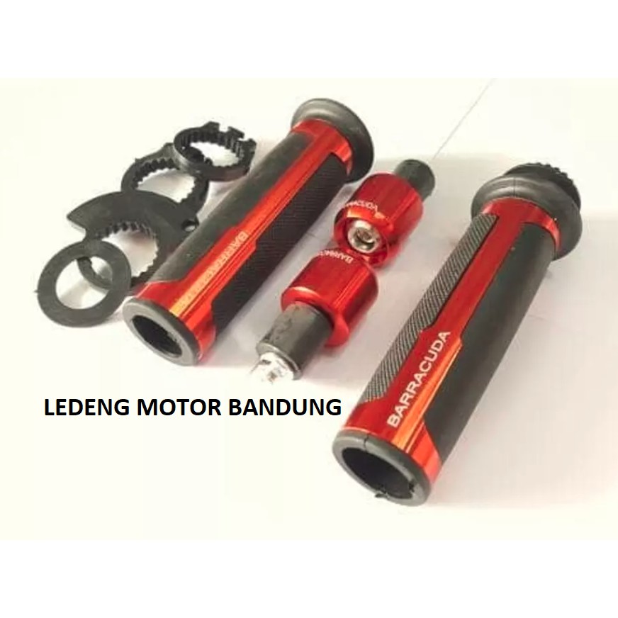 Handfat Barracuda Karet Handle Grip + Bandul Jalu Stang Motor CnC