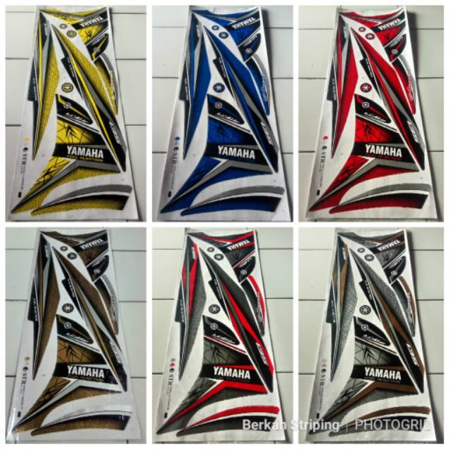 (Bisa COD) Striping Stiker Variasi Thailand Motor Yamaha Jupiter Mx New 135 - NJMX - Exciter Grafis
