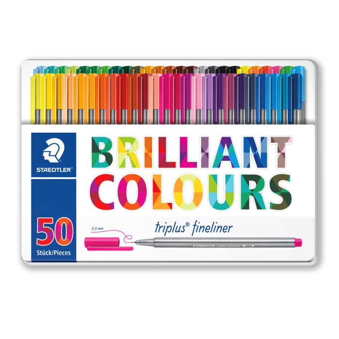 

TERBARU Staedtler Triplus Fineliner 334 M50 - Set Pulpen Warna
