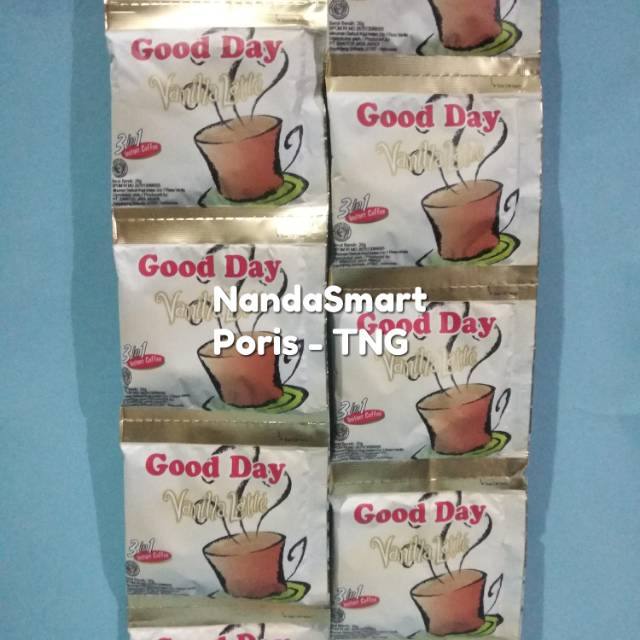 

Goodday Vanilla Latte perrenteng isi 10 sachet