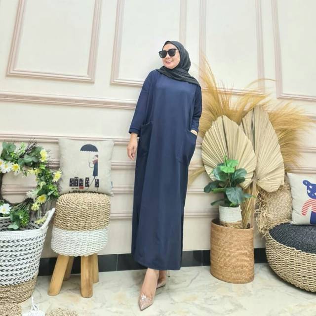 Dinamik dress baju gamis pakaian wanita fashion muslim