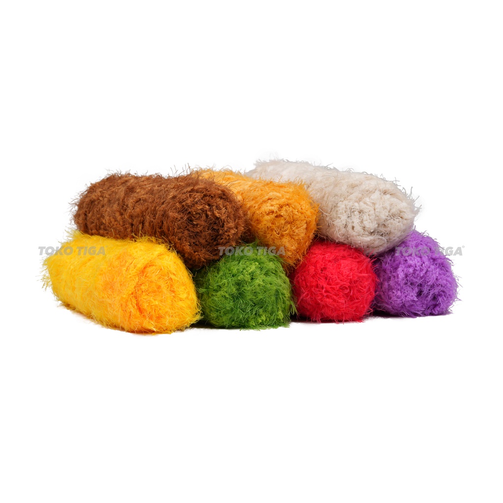 Benang Rajut Bulu Halus / Cashmere Plush Yarns / Mohair Yarns (BBL2)