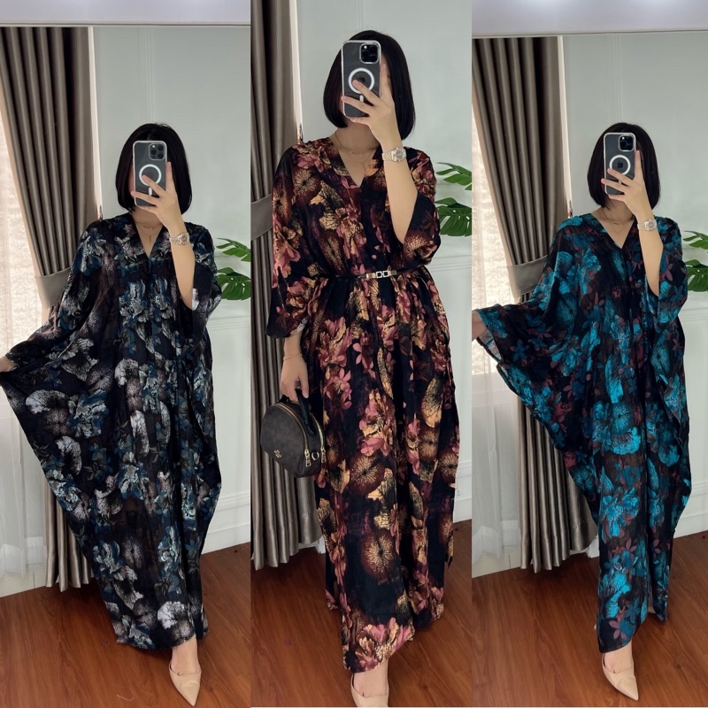 KAFTAN RAYON HIJAB PREMIUM TEBAL KEREN BAHAN ADEM TIDAK NERAWANG