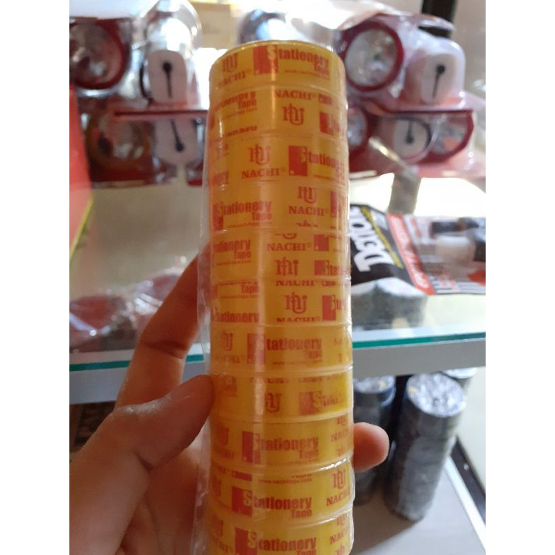 

[COD] Isi 12Roll Solasi Kado Bening Kecil Goldtape