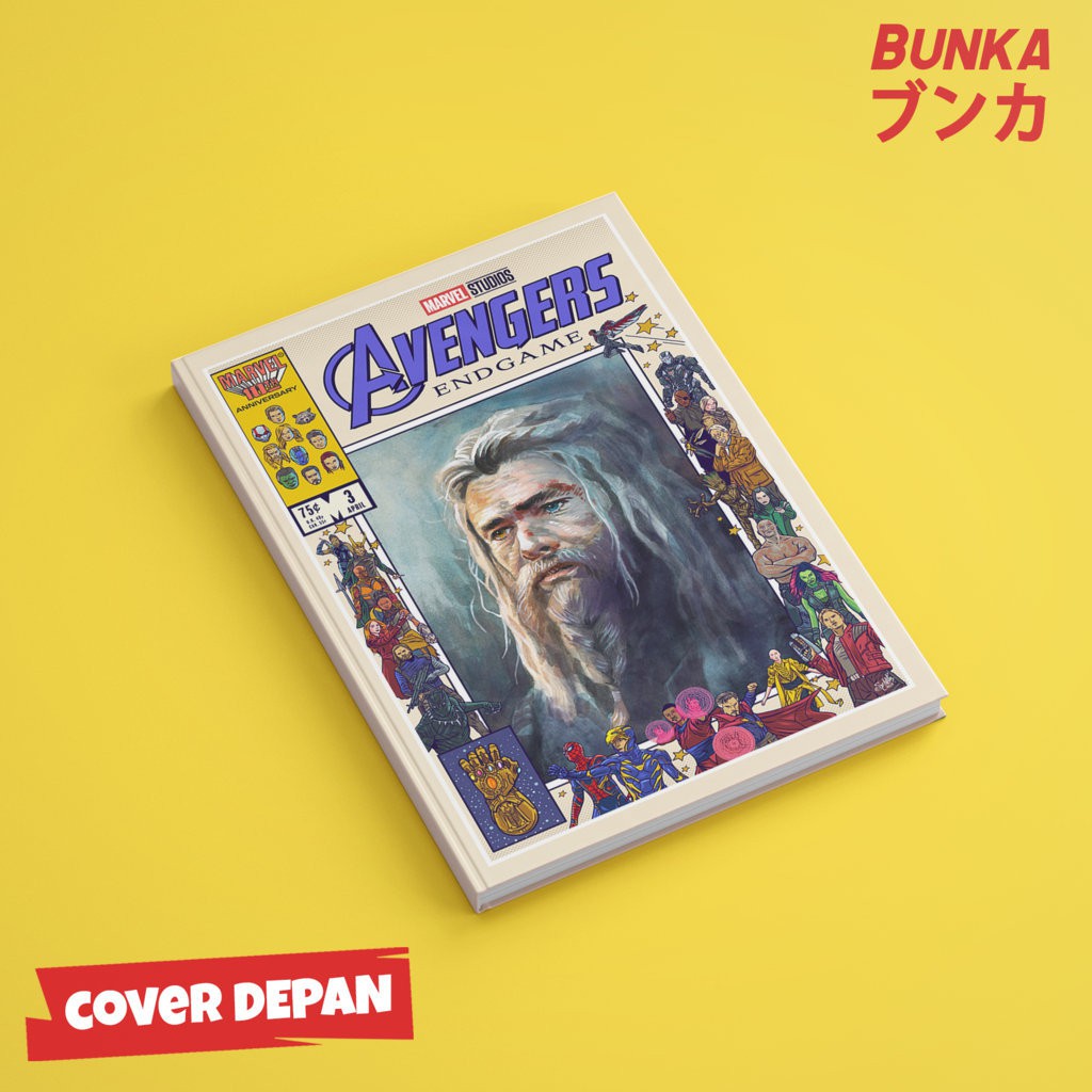 

Notebook Marvel Avengers Thor Hardcover A5 Buku Tulis Catatan Note Agenda Planner Jurnal