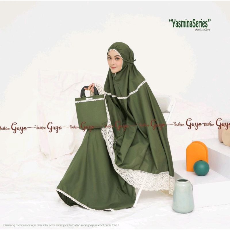 mukenah katun renda premium / mukenah gayo/ mukenah ORI gayo/mukena fashion Gayo