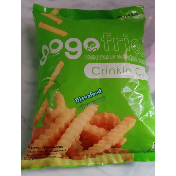 

kentang Gogo cringkel cut 1kg