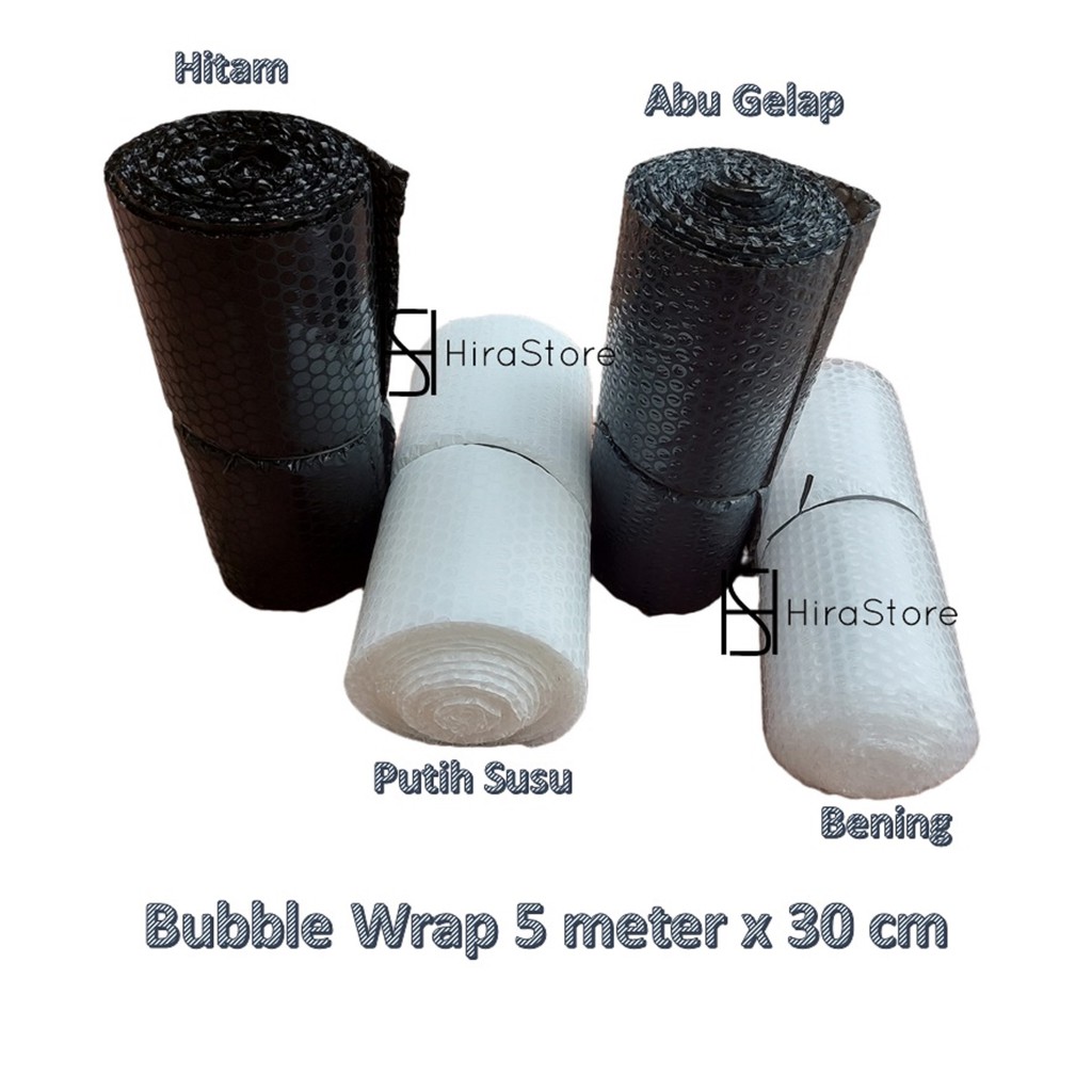 

Bubble wrap roll 5 meter x 30 cm Tebal Original bubblewrap