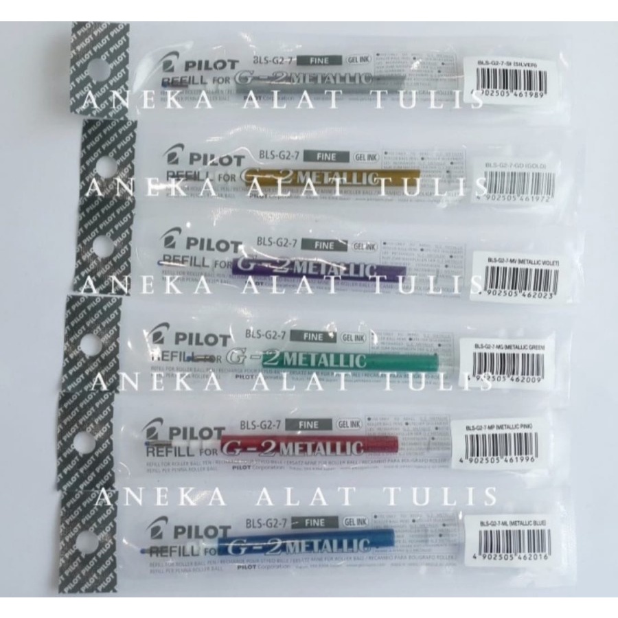 

PILOT PEN G-2 REFILL / BLS-G2-5/7 : ISI ULANG PILOT G-2 PULPEN GEL