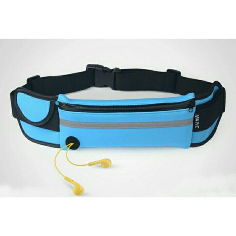 Ikat Pinggang Waterproof Tas Ikat Pinggang Running Belt Go Belt Tas Pinggang Olahraga