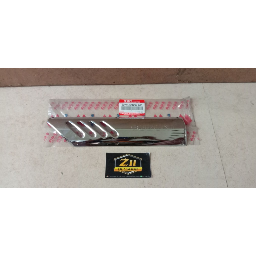 cover tutup knalpot  shogun new 110 R original sgp