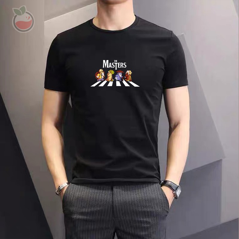 Kaos Tshirt  Pria The Master Baju Distro Basic Lengan Pendek Cowok Kasual Lilipop