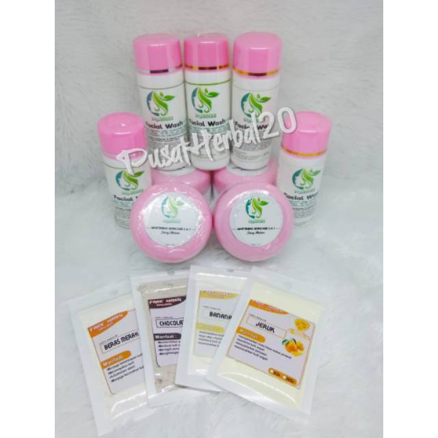 COD - My roshe / paket wajah whitening my roshe / my rose ORIGINAL BPOM BPOM