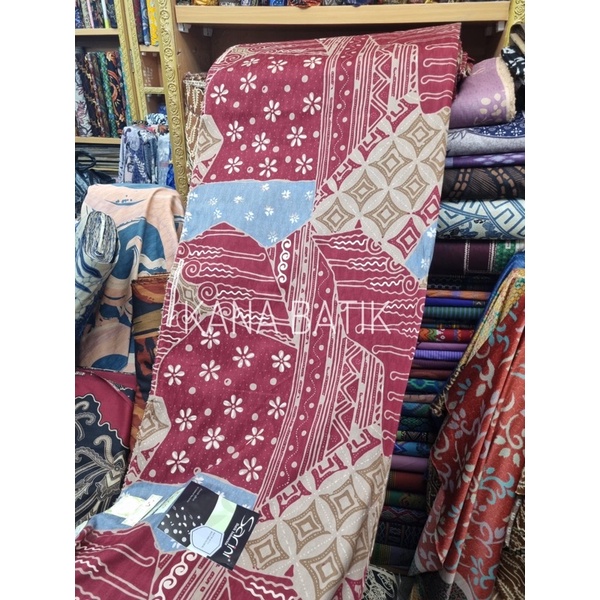 Kain batik bahan katun dobby merek Sarini Antibacterial