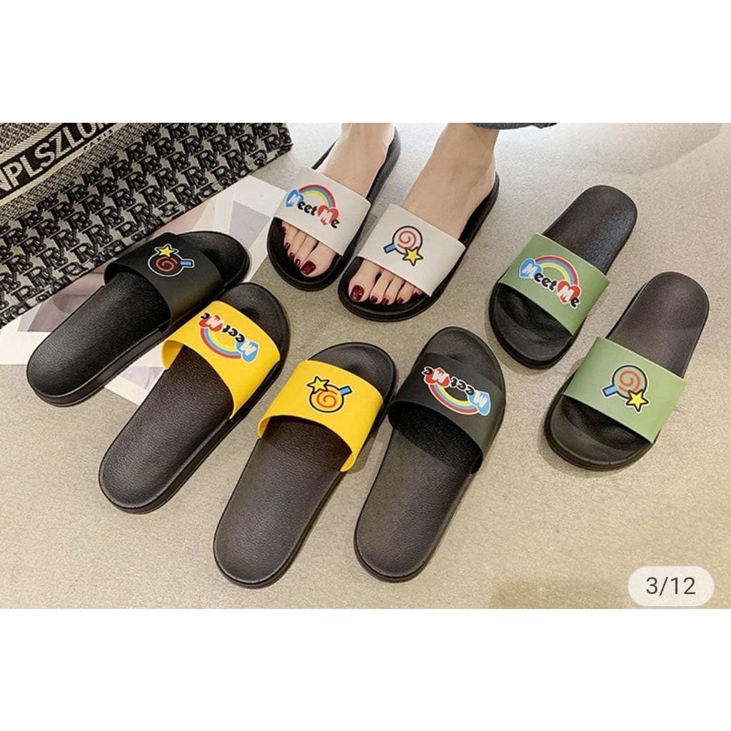 SANDAL SLIP WANITA TERBARU MEET MEE