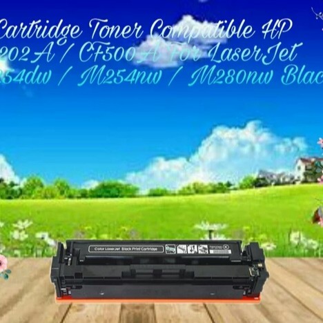 Toner Cartridge Compatible HP 202A M254 M254dw M280 M280nw M281 M281dw M281fdw M281cdw CF500A Black