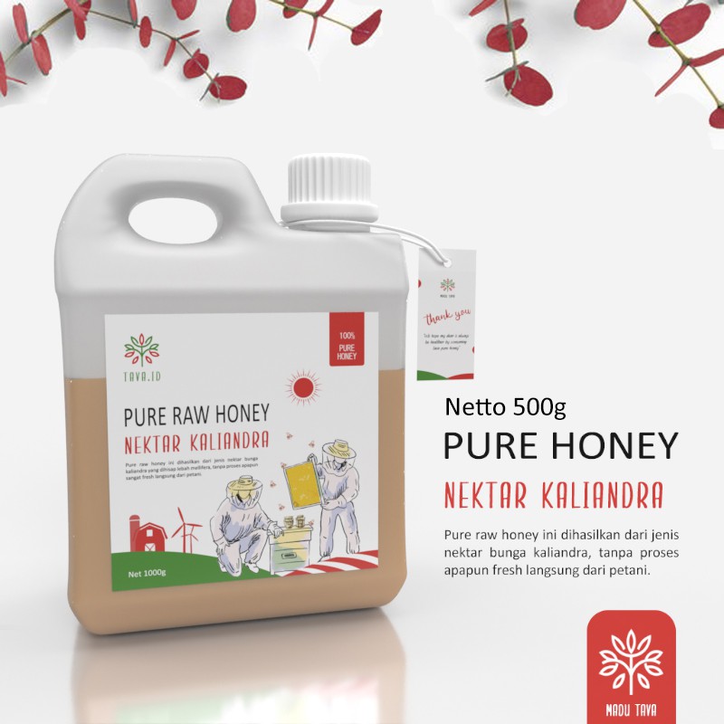 

Madu Murni Tava Nektar Kaliandra 500g Madu Organik