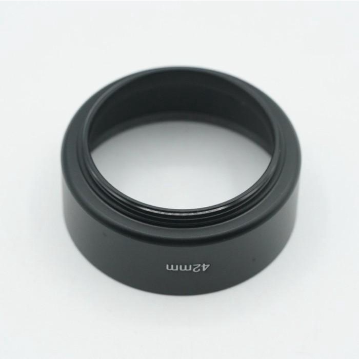 Hood Lensa 42mm Metal Hood Standard Lens Universal 42 mm Screw in
