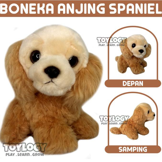 Boneka Hewan Binatang Anjing Cocker Spaniel Puppy Dog Plush Doll