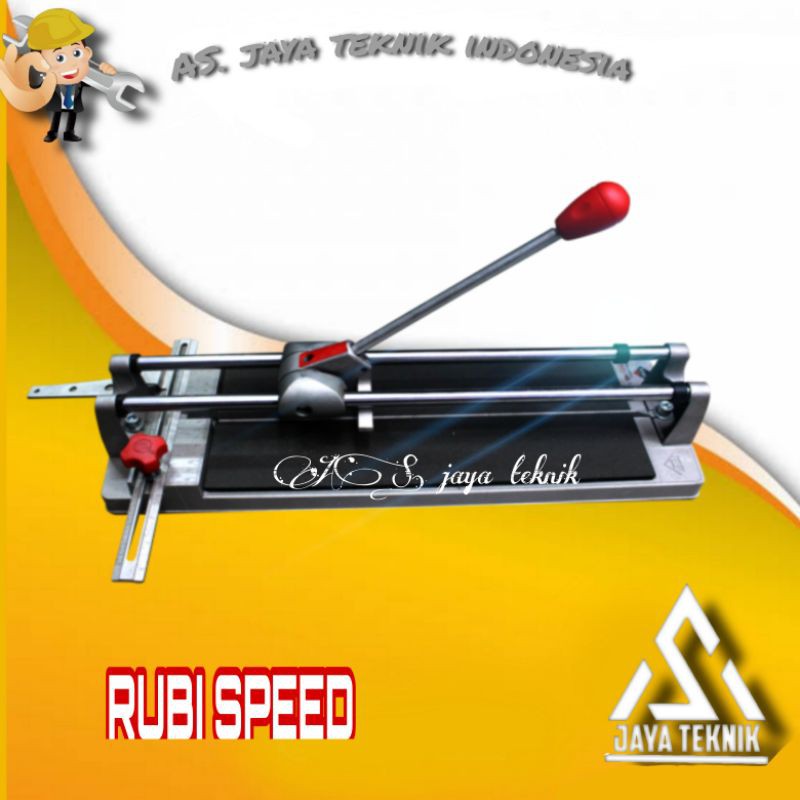 (AS) tile cutter Rubi  manual 40 cm - alat potong granit original kualitas tinggi