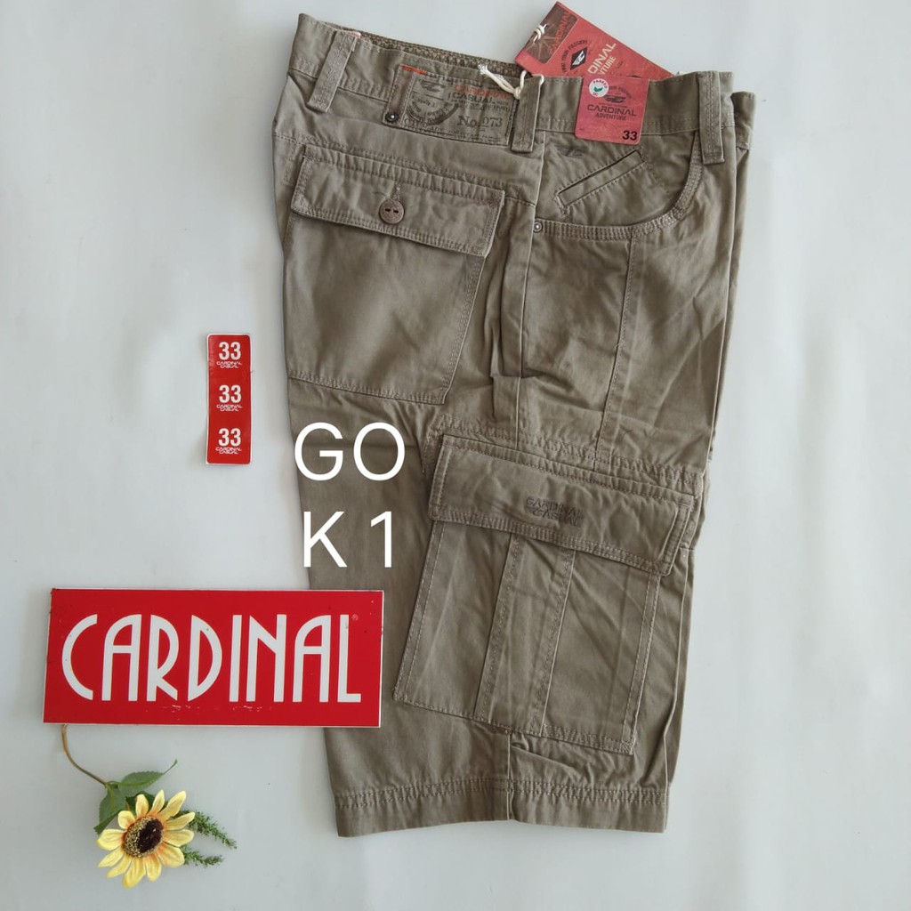 gof 33-KPL CARDINAL KEMPOL CASUAL Celana Pendek Cowok Celana Kempol Fashion Pria Brand Kekinian