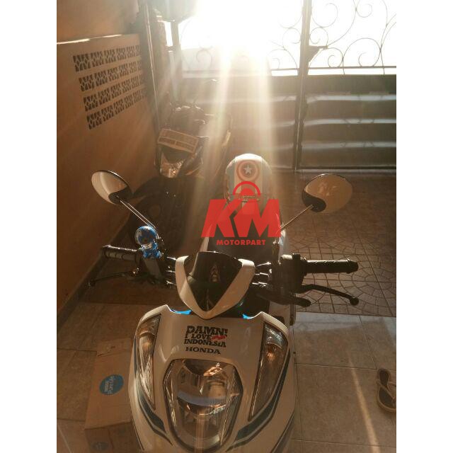 Kaca Spion Scoopy Variasi Universal Honda dan Yamaha Cocok ke Beat Vario Mio Lexi NMax Aerox Supra