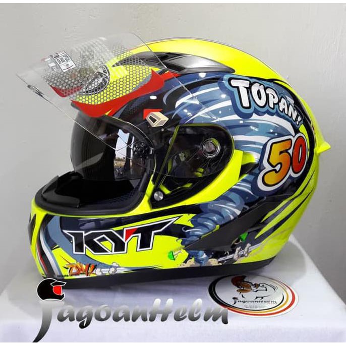 KYT Helm Vendetta 2 TOPAN | YELLOW | Full Face Vendeta