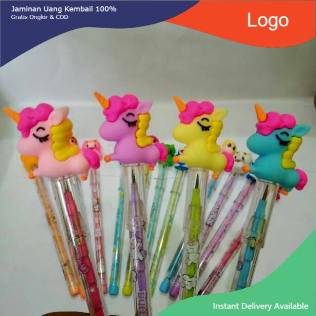 

Termurah Pensil Lantu / Pensil Cabut Susun / Pensil Bensia Karakter Lucu Murah