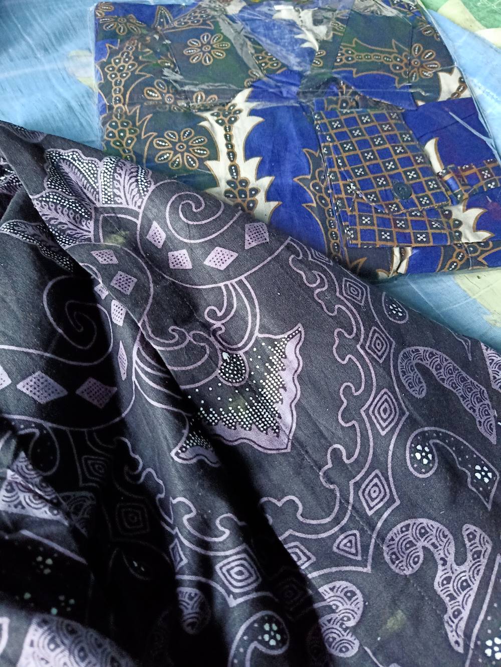 Bswart Batik Hrb026 Kenongo Hem Pendek Padi Pekalongan  M L Xl Batik