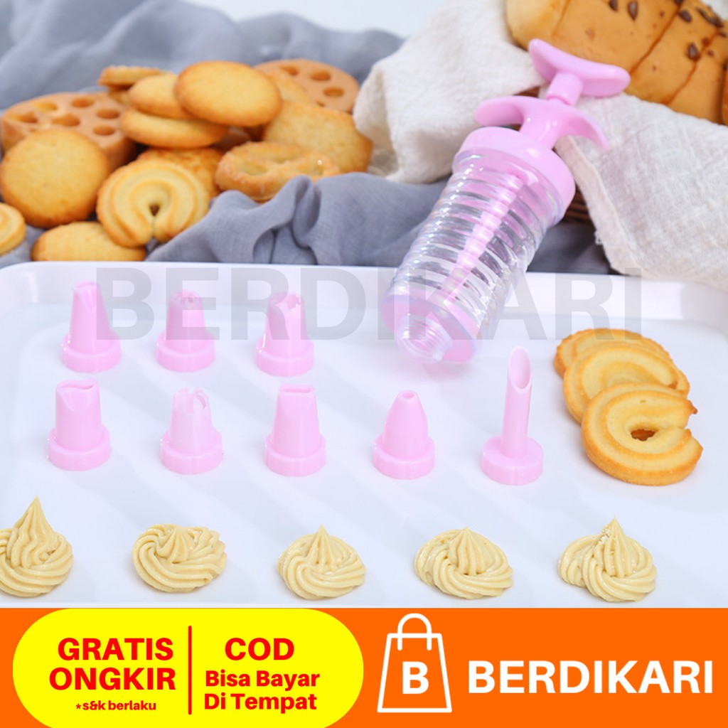 Cetakan Kue 8 in 1 / Alat Hias Kue 8 in 1