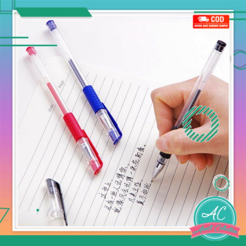 

Import bolpen cair pena bolpoint gel pen tinta bolpoin pulpen premium alat tulis sekolah
