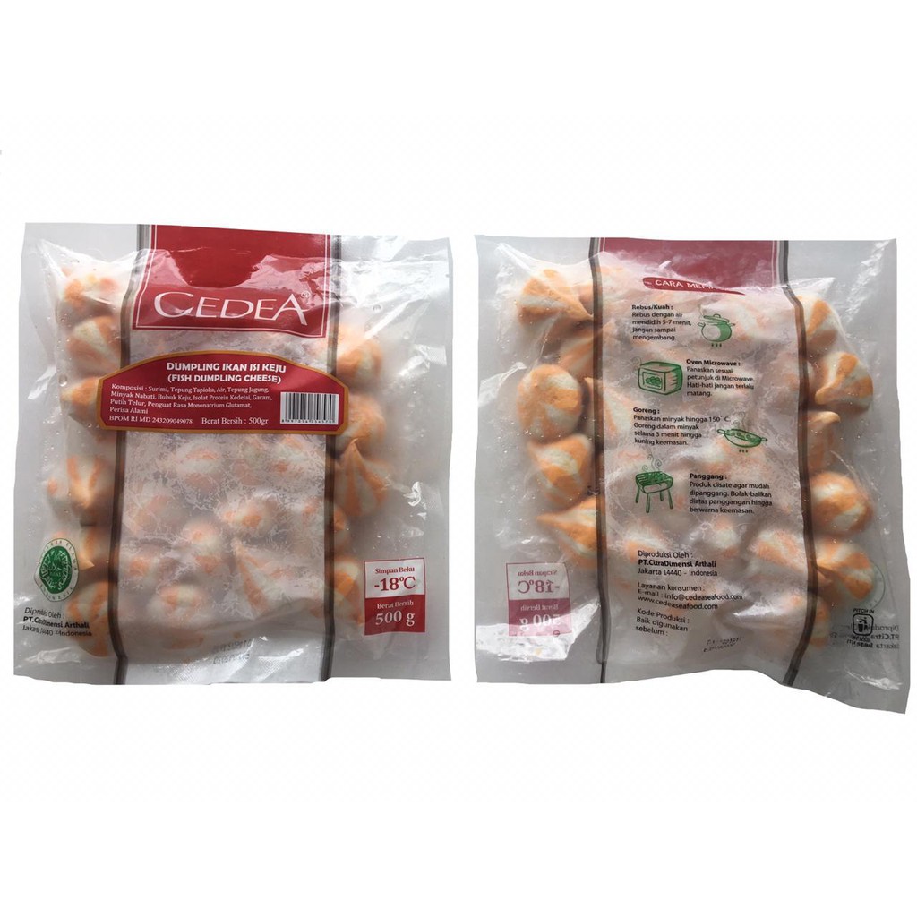 

Cedea Fish Dumpling Cheese 500gr