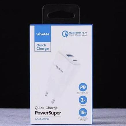 Charger Quick Charge Vivan Power Turbo 18 Watt