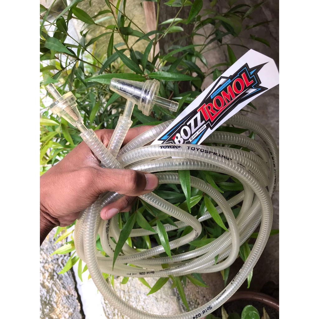 SELANG BENSIN TRANSPARAN TOYO SPRING set filter import selang bensin bening selang bensin toyo, toyo