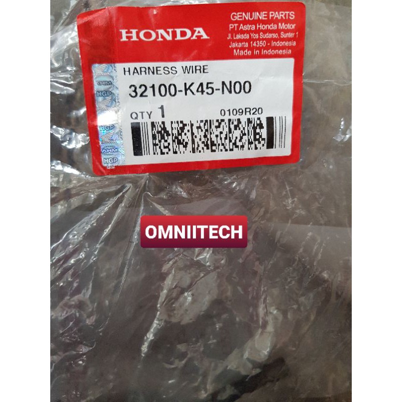 32100-K45-N00 KABEL BODY CBR150 LOKAL LAMPU 2 K45A