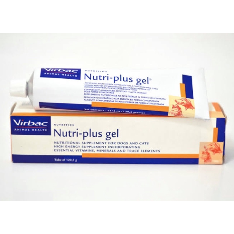 Nutriplus Gel virbac Nutri-Plus Gel 120Gr Vitamin Suplemen Kucing Dan Anjing nutriplus