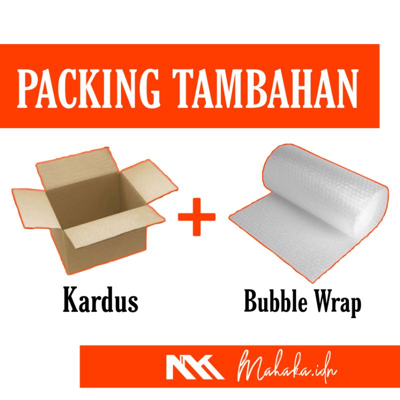 

PACKING TAMBAHAN / Kardus + Bubble Wrap