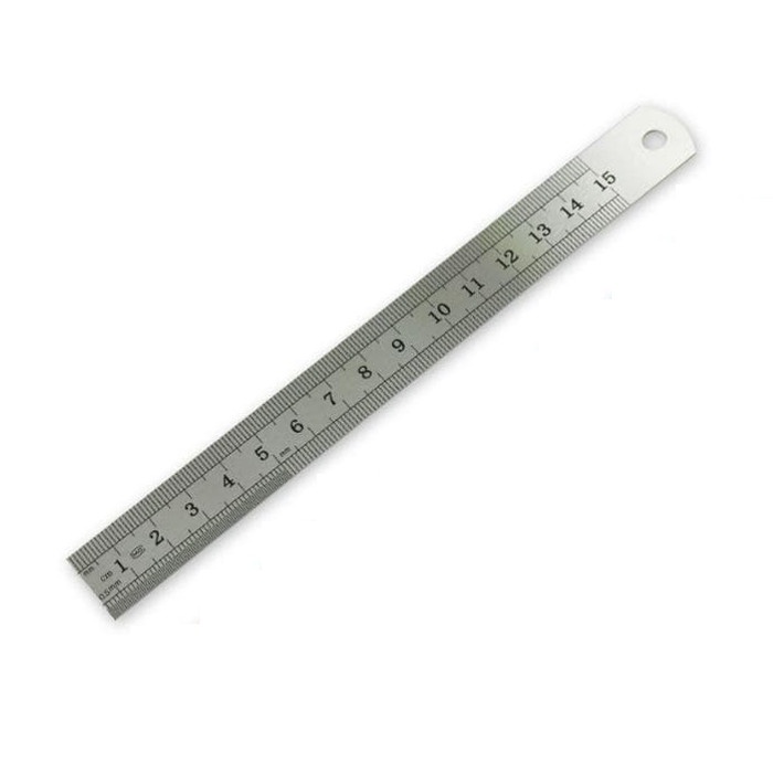 

Penggaris Besi 15 cm Stainless Steel Lentur N55